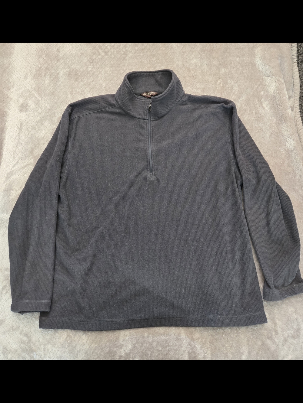 Great Northwest Clothing Company Men's Half-Zip Sweater - Charcoal